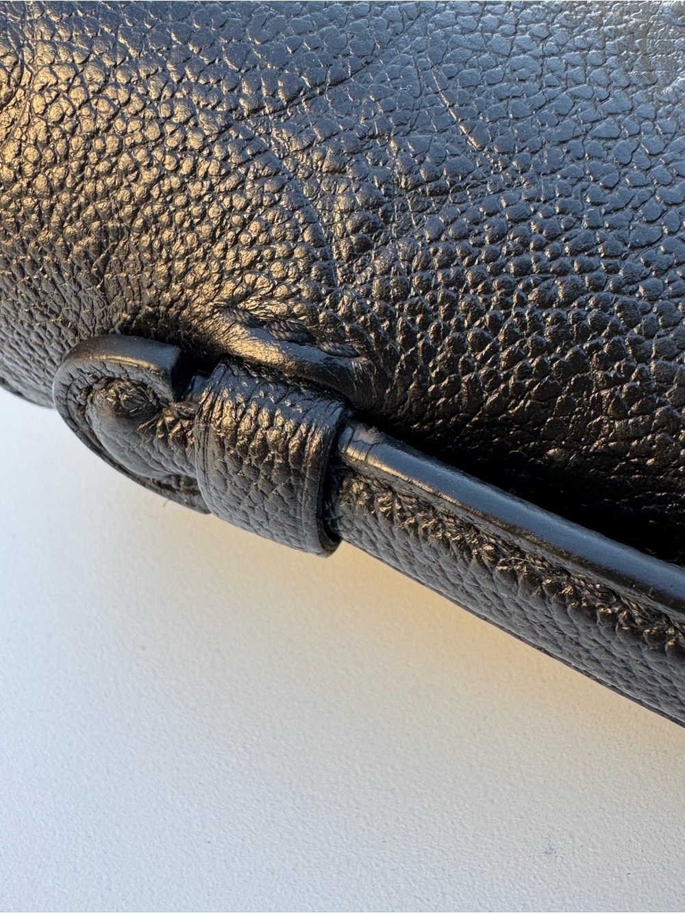 Louis Vuitton Black Monogram Empreinte Pochette with Gold Hardware - Picture 7 of 15